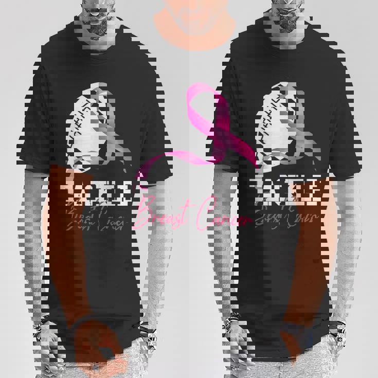 Tackle Breast Cancer Breast Cancer Awareness T-Shirt Unique Gifts