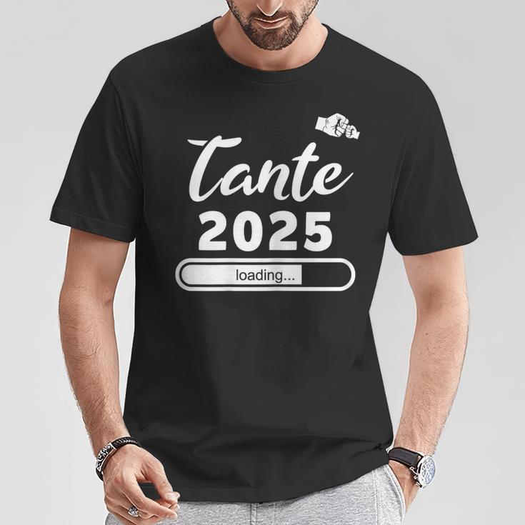 Tante 2025 Loading Ich Werde Tantetante 2025 T-Shirt Lustige Geschenke