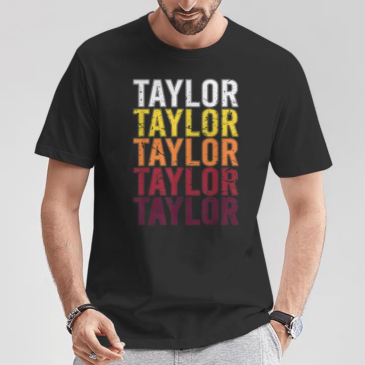 Taylor Retro Wordmark Patternintage Style T-Shirt Lustige Geschenke