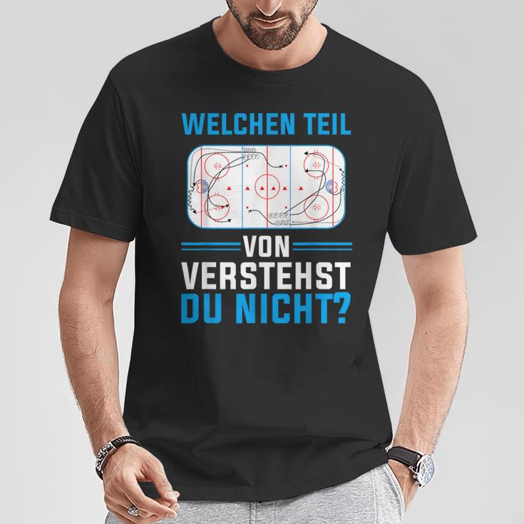 Which Teilonerstandst Du Nicht Eishockeyspieler Hockey T-Shirt Lustige Geschenke