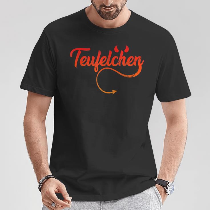 Teufel Oder Engel Teufelchen T-Shirt Lustige Geschenke