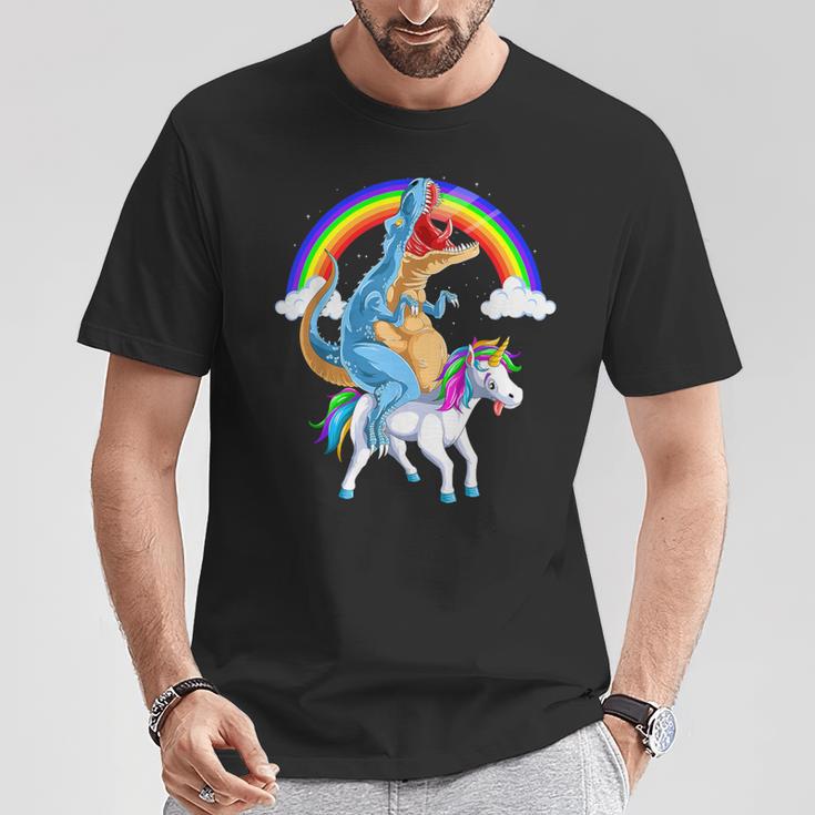 Trex Tyrannosaurus Dino Unicorn T-Rex T-Shirt Lustige Geschenke