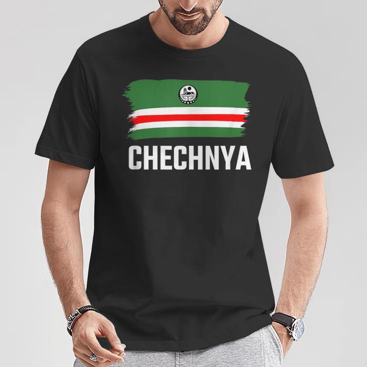 Tschetschenien Tschetschene Tschetschenen Chechnya T-Shirt Lustige Geschenke