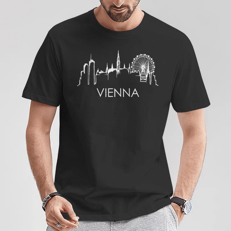 Vienna Skyline T-Shirt Lustige Geschenke