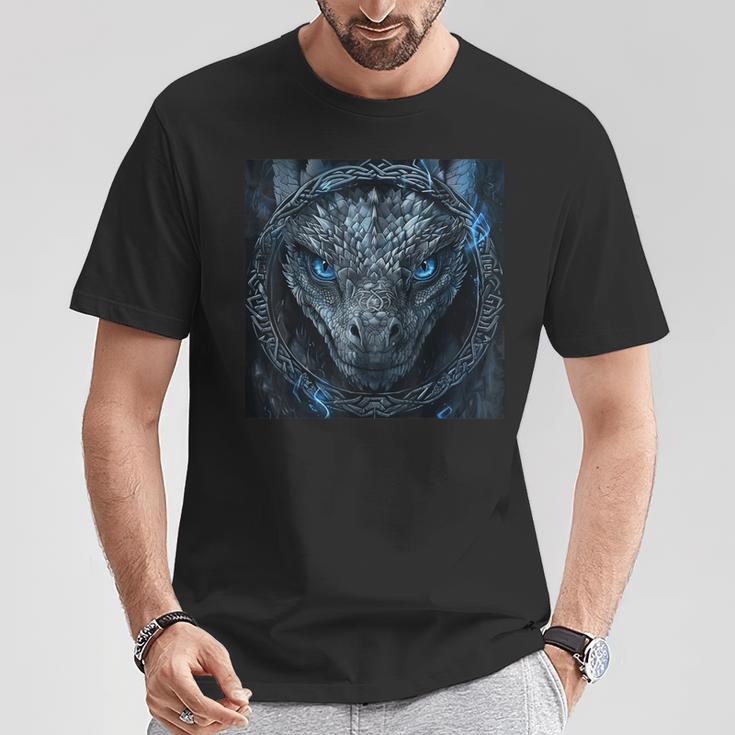 Viking Dragon Jormungandr & Niddhoggikings Dragon T-Shirt Lustige Geschenke