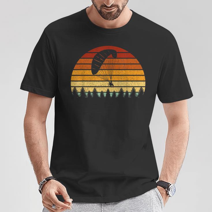 Vintage Sun Paragliding For Paraglider T-Shirt Lustige Geschenke