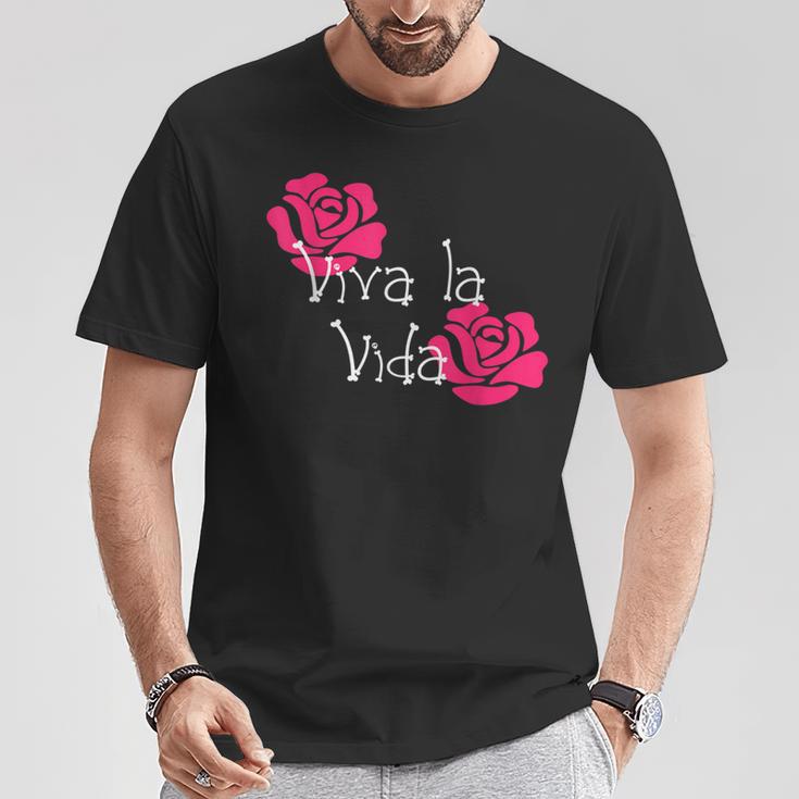 Viva Laida Rose Day Of The Dead Di Los Muertos T-Shirt Lustige Geschenke