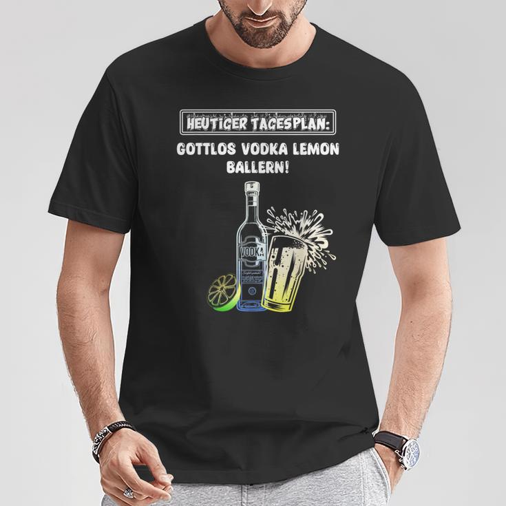 Vodkaodka Lemon Malle Party T-Shirt Lustige Geschenke