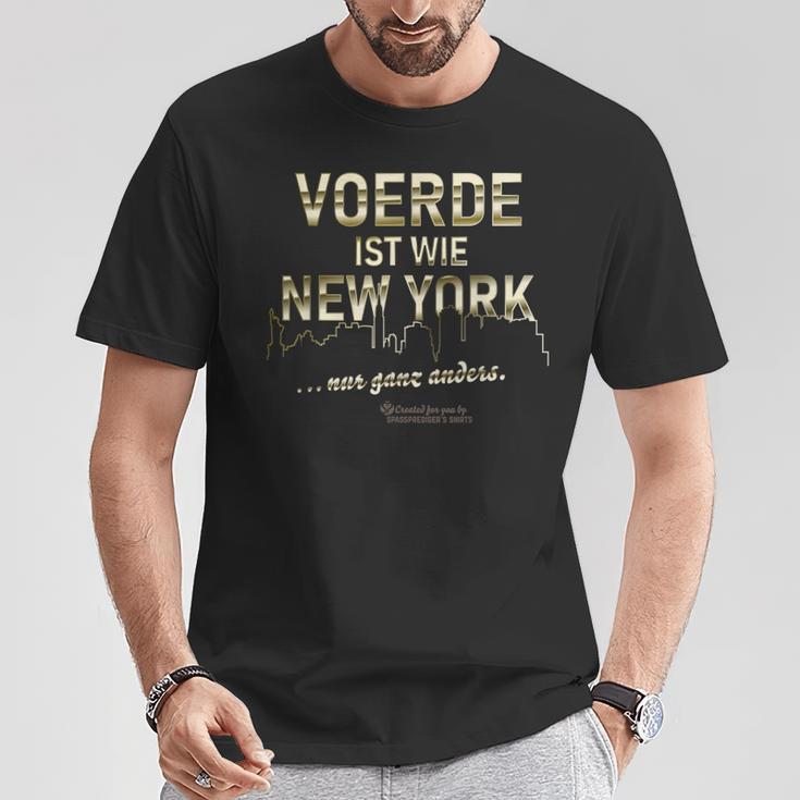 Voerde Ist Wie New York Nur Ganz Andersoerde T-Shirt Lustige Geschenke