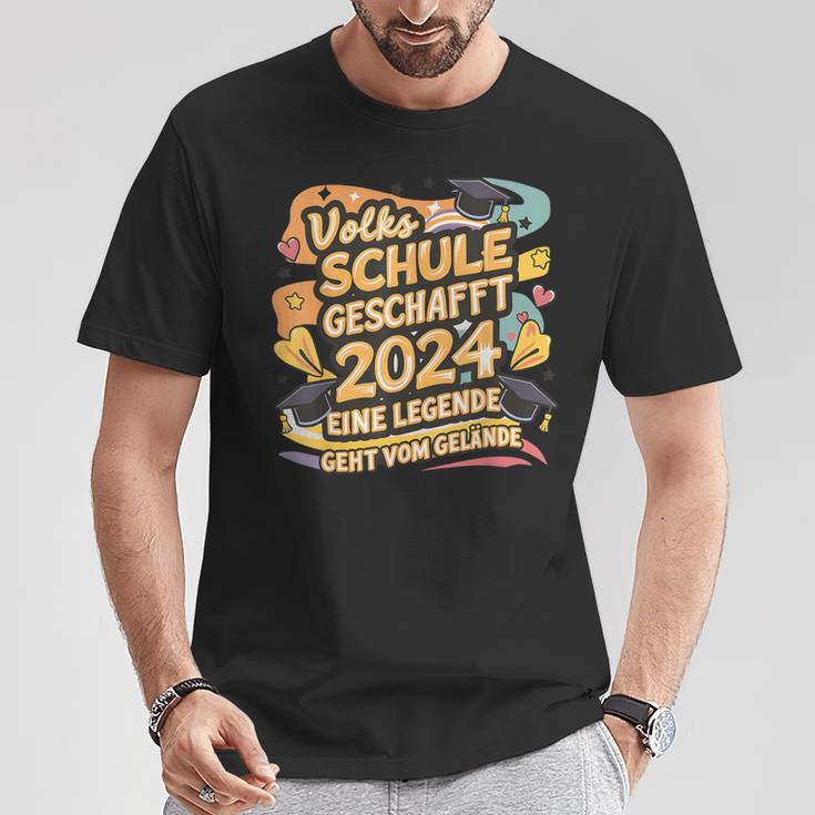 Volksschule Geschafft 2024 Eine Legende Gehtom Gelände German Langu T-Shirt Lustige Geschenke