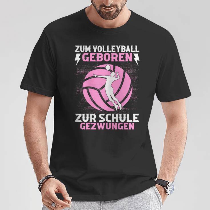 Volleyball Women's School Beacholleyball Girls' T-Shirt Lustige Geschenke