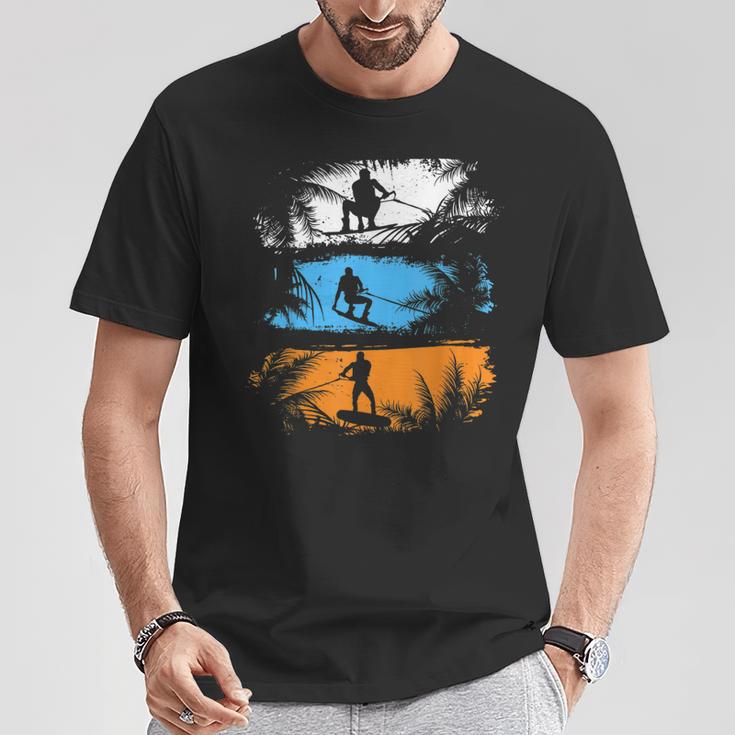 Wakeboard Wakeboarder Retro Wakeboarding Wakeboarding T-Shirt Lustige Geschenke