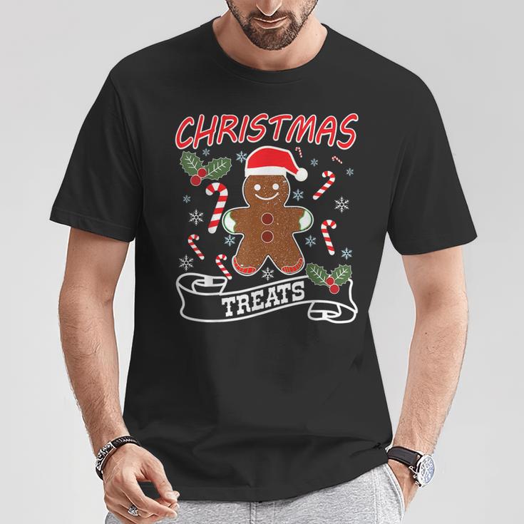 Weihnachtsleckereien I Happy Gingerbread Man T-Shirt Lustige Geschenke