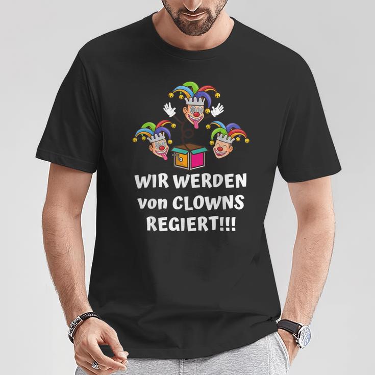 Wir Werdenon Clowns Regiert Farmers Statement Farmers T-Shirt Lustige Geschenke