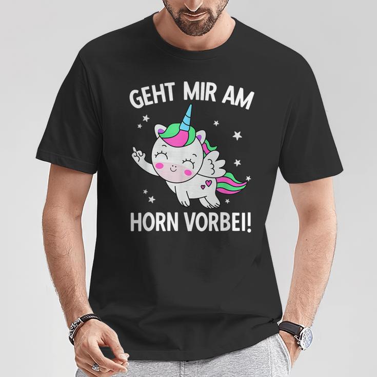 Women's Geht Mir Am Hornorbei Unicorn T-Shirt Lustige Geschenke