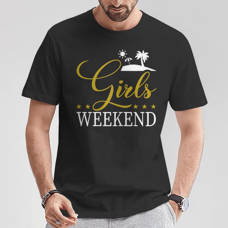 Women's Girls' Weekend Present Women's Weekend Girls' Strip T-Shirt Lustige Geschenke