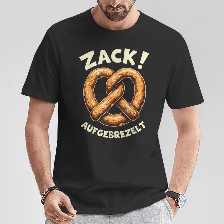 Zack Aufprezelt Humour Oktoberfest T-Shirt Lustige Geschenke