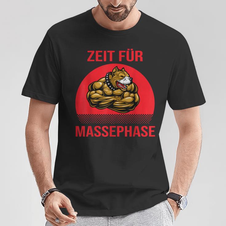 Zeit Für Massephase Bodybuilding T-Shirt Lustige Geschenke