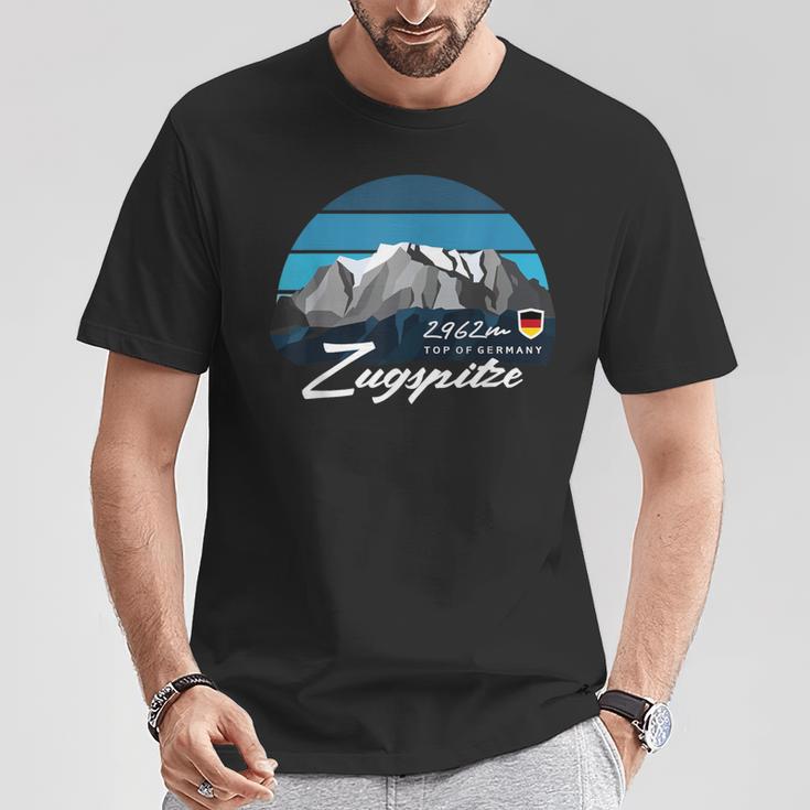 Zugspitze Garmisch Partenkirchen Bayern Germany Flag T-Shirt Lustige Geschenke