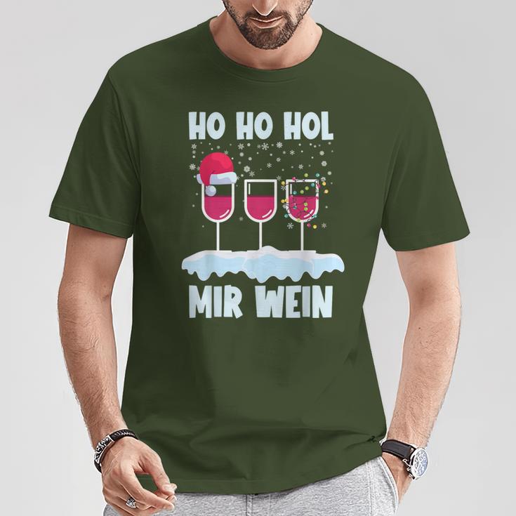 Ho Hol Mir Wine Costume Christmas Men T-Shirt Lustige Geschenke