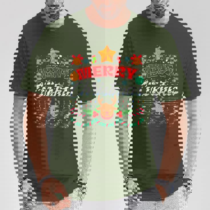 Merry Christmas Reindeer Family Merry Christmas Xmas T-Shirt Unique Gifts Merry Christmas Reindeer Family Merry Christmas Xmas T-Shirt Unique Gifts