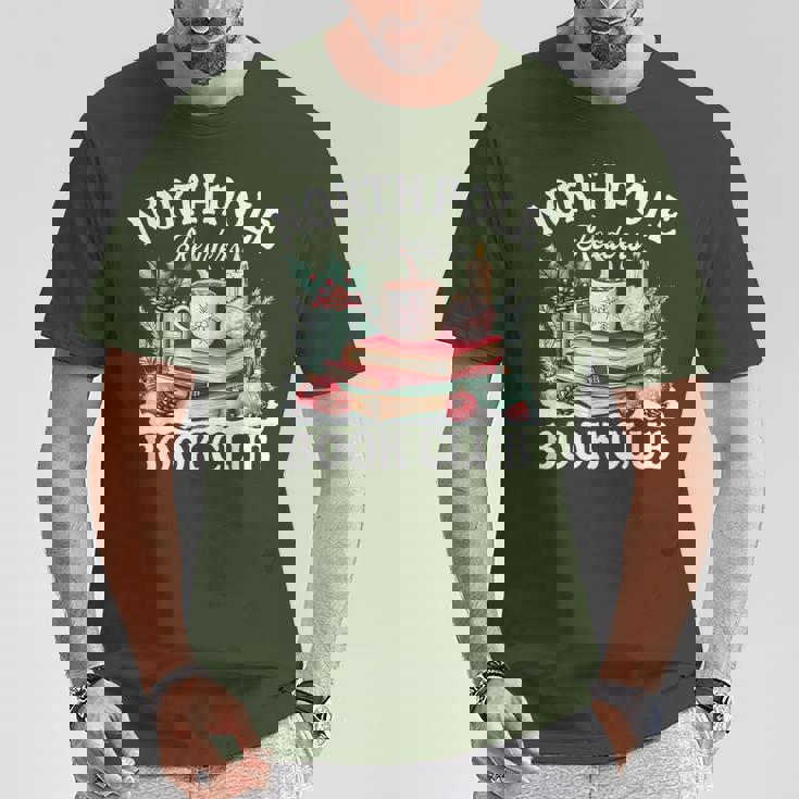 North Pole Book Club Hot Cocoa Bookworms Christmas T-Shirt Personalized Gifts North Pole Book Club Hot Cocoa Bookworms Christmas T-Shirt Personalized Gifts