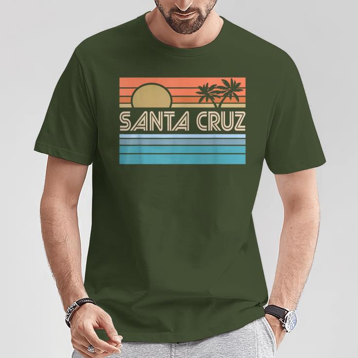 Santa Cruz California 70S 80S Surfer Summer Sun T-Shirt Lustige Geschenke