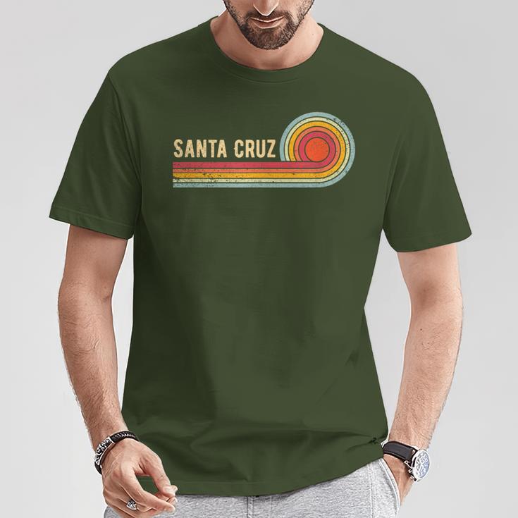 Santa Cruz City California Caintage Retro Souvenir T-Shirt Lustige Geschenke