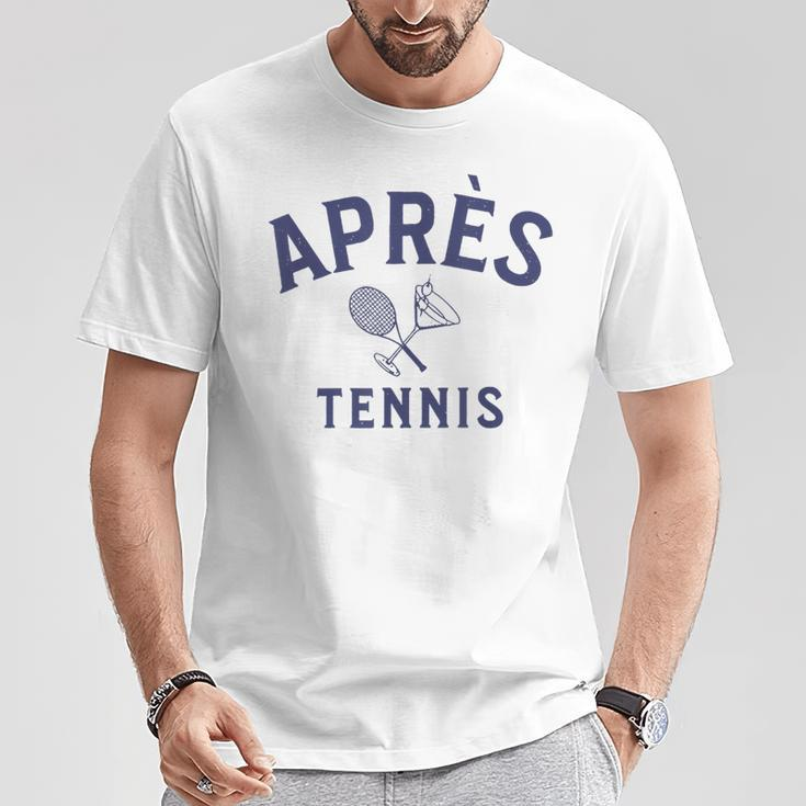 Apres-Tennis Après-Tennis T-Shirt Lustige Geschenke