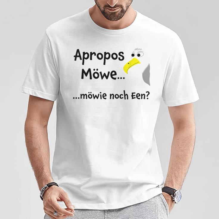 Apropos Möwe Möwie Noch Een Platt Drinking Slogan Party T-Shirt Lustige Geschenke