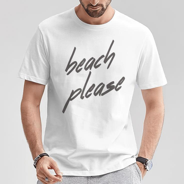Beach Please Cute Summer Vacation Holiday T-Shirt Unique Gifts