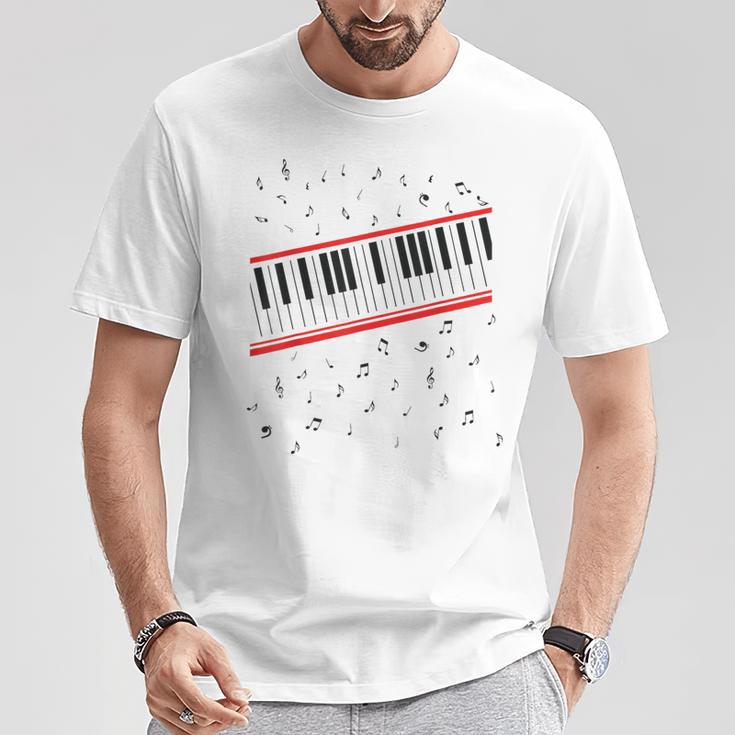 Beat It Piano T-Shirt Lustige Geschenke