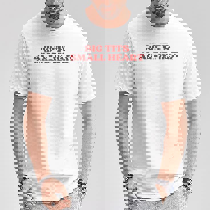 Big Tits Small Heart Y2k Aesthetic Maglietta Regalos divertidos