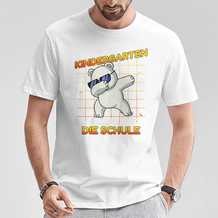 Children's Bye Bye Kindergarten Ich Rock Jetzt Die Schule Boys Polar Bear T-Shirt Lustige Geschenke