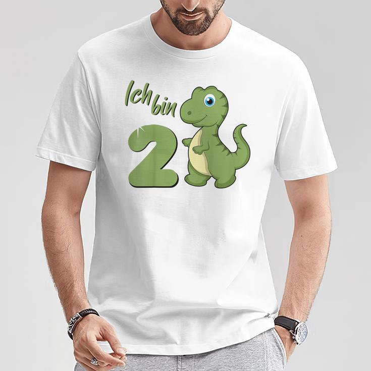 Children's Dino 2Nd Birthday 'Ich Bin Schon 2 Jahre Alt' T-Shirt Lustige Geschenke