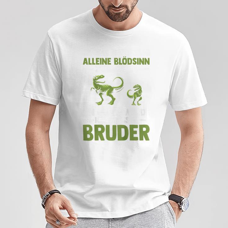 Children's Ein Glück Werde Ich Großer Bruder Dinosaur T-Shirt Lustige Geschenke