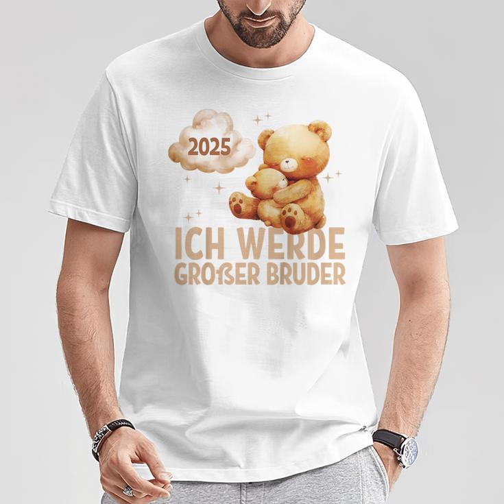 Children's Ich Werde Großer Bruder 2025 Bär Zwei Bären T-Shirt Lustige Geschenke