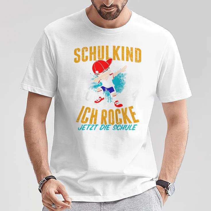 Children's Schulkind 2024 Boys I Rocke Jetzt Die Schule Football T-Shirt Lustige Geschenke