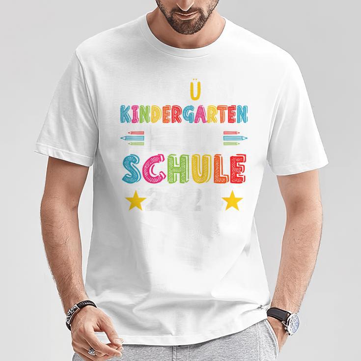 Children's Tschüss Kindergarten Hello School 2024 Kita-Absolve T-Shirt Lustige Geschenke