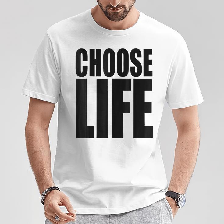 Choose Lifeintage 80S Wählen Sie Lifeintage 80Er Jahre T-Shirt Lustige Geschenke