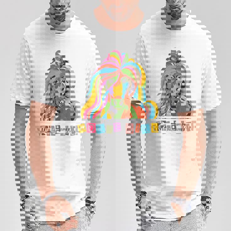 Colorido Diseño De Caballos Para Niñas Amantes De Los Caballos Sin Mangas Camiseta unisex Regalos divertidos