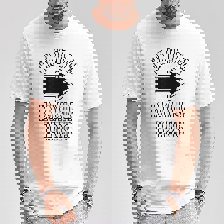 Couples Halloween Costume I'm With Kamala Harris TShirt Seseable