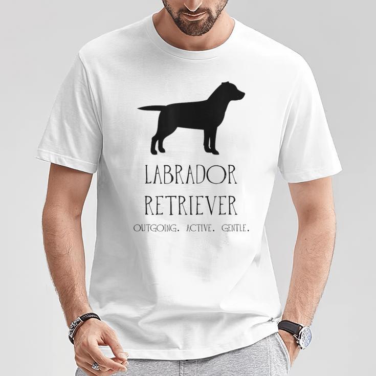 Cute Labrador Retriever Dog Lover T-Shirt Lustige Geschenke