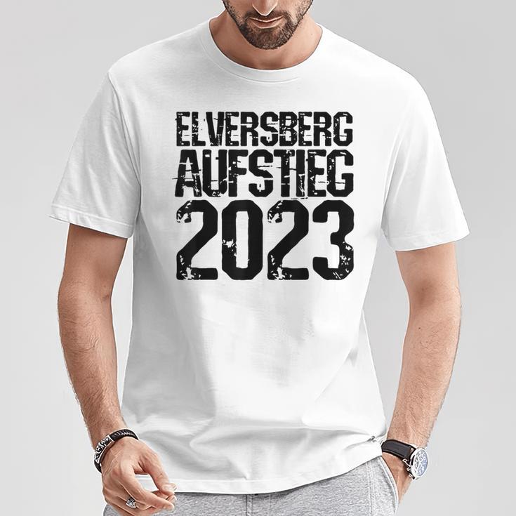 Elversberg Saarland Sve 07 Fan 2 League Aufsteigung 2023 Football T-Shirt Lustige Geschenke