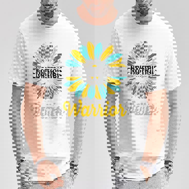 Endometriosis Guerrero Endometriosis Mes De Concientización Sobre Endomet Camiseta unisex Regalos divertidos