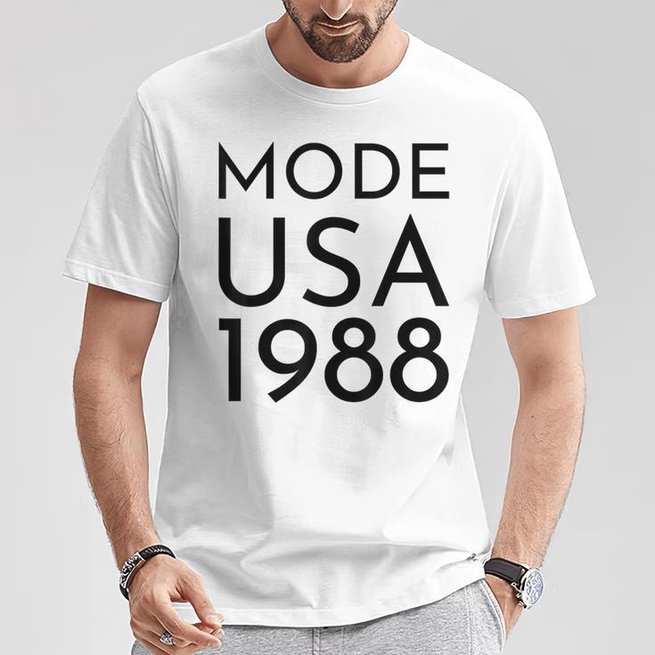 Fashion Usa 1988 Massen Tour T-Shirt Lustige Geschenke