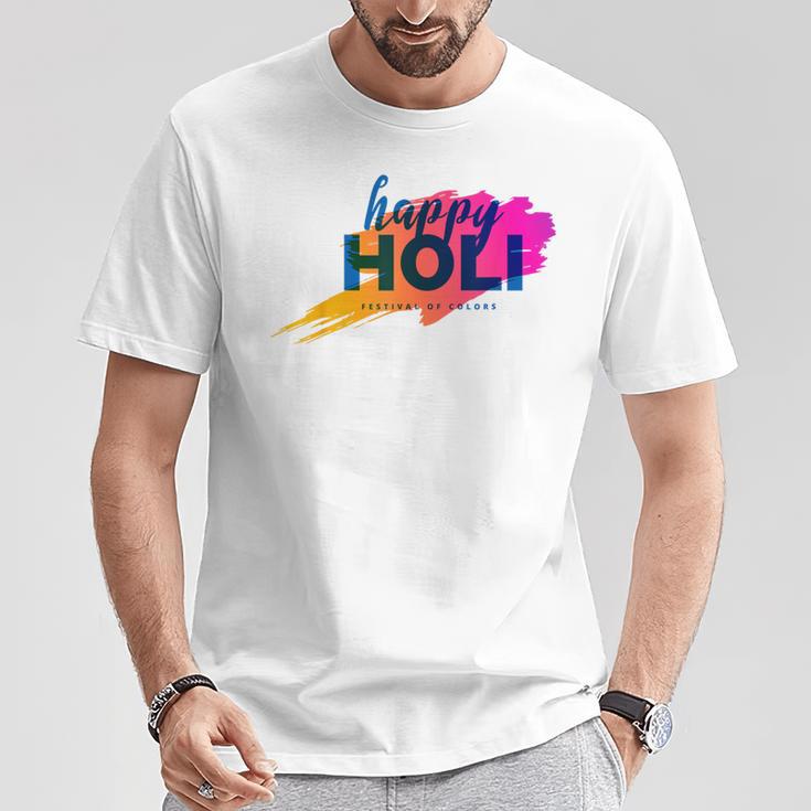 Festival Of Colors Happy Holi T-Shirt Lustige Geschenke