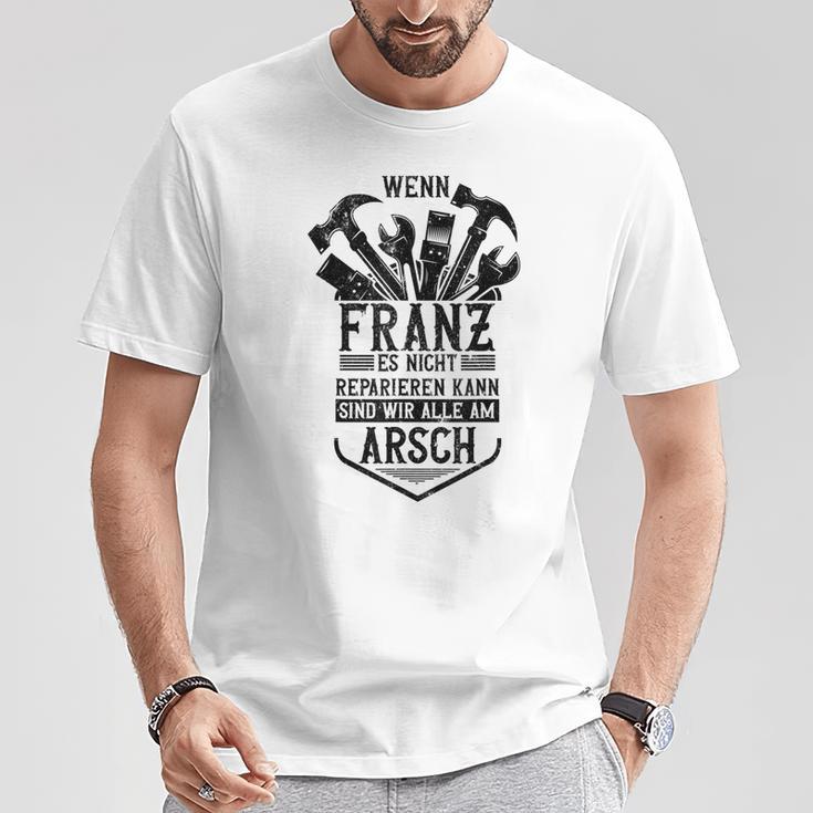 Franz First Name Franz Gray T-Shirt Lustige Geschenke