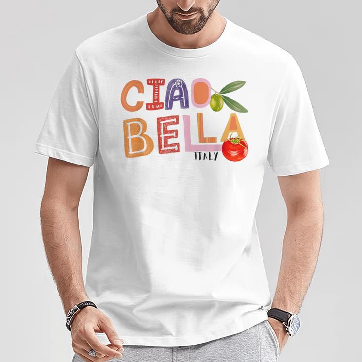 Ciao Bella Italian Garden T-Shirt Lustige Geschenke