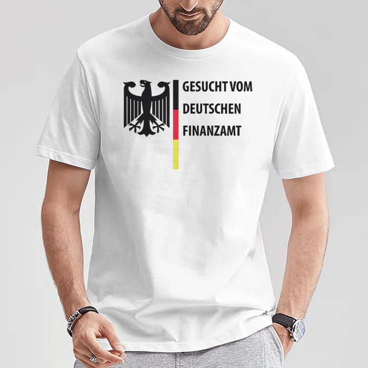 Gesuchtom Deutschen Finanzamt Fun T-Shirt Lustige Geschenke